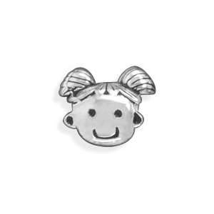  Silver Charm Bracelet Bead Little Girl   Compatible with Pandora 