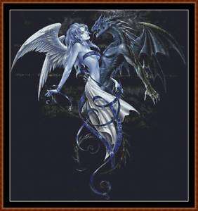 Cross Stitch Chart ~ MARRIAGE ( Gothic Angels )  