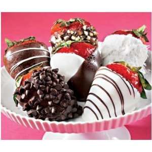 Chocolate Covered Strawberries, One Dozen  Grocery 