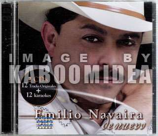 EMILIO NAVAIRA De Nuevo CD + CD Karaoke NEW 2011 *2CDs*  