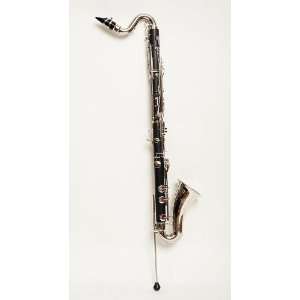 Tempest Bb Bass Clarinet Low Eb Hard Rubber Body Silver Plated Keys 