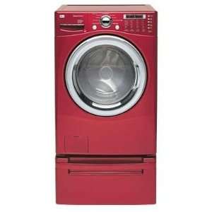  LG  WM2487HRMA 27 Washing Machine Front Load   Cherry Red 