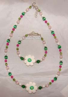 M2MG DAISY SPRING SOCIAL CLAY NECKLACE BOUTIQUE CUSTOM  