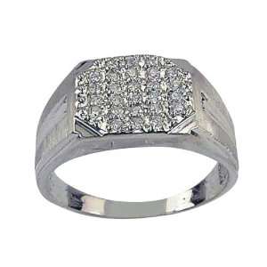  Mens Cluster Diamond Ring   6.5 DaCarli Diamond Jewels 