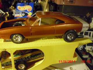 AMT MPC 1969 DAYTONA CHARGER BODY PAINTED ORANGE METALLIC LAQUER 