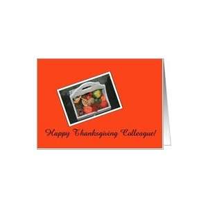  colleague autumn fruits thanksgiving card Card Health 