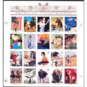    American Illustrators Collectible Stamp Sheet 