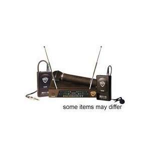  Nady Dual Channel VHF Lavalier Omni Condenser Mic Wireless 