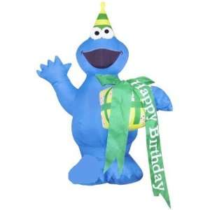  Cookie Monster 4 Foot Birthday Inflatable Toys & Games