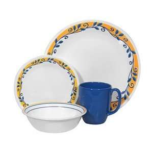  Corelle 16 pc. Livingware Casa Flora Dinnerware Set 