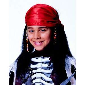   Wig (Black) Child Pirate Halloween Costume Accessory Toys & Games