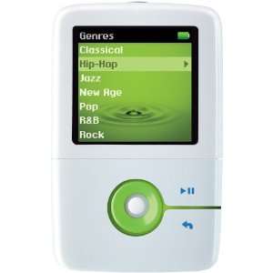 Creative Zen V 2 GB Portable Media Player (White/Green)  Players 