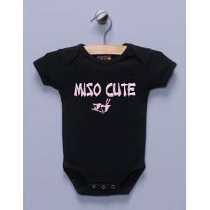  Miso Cute Black Infant Bodysuit / One piece Baby