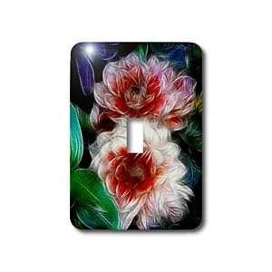 SmudgeArt Fractalius Flower Designs   Dahlia Flowers   Light Switch 