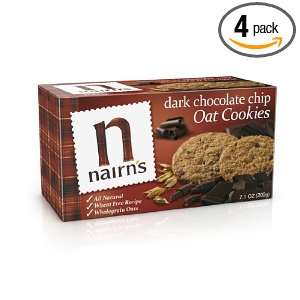 Nairns Dark Chocolate Chip Oat Cookies Grocery & Gourmet Food