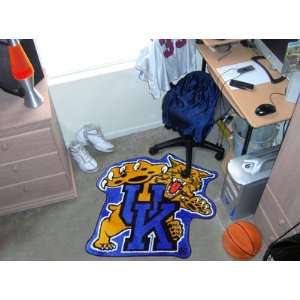   NCAA Team Mascot Decorative Cut Area Rug Floor Mat