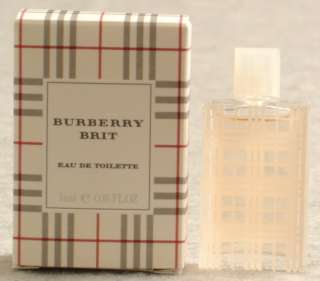 Burberry Brit Eau De Toilette .16 OZ Mini Perfume