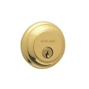   BA360 Polished brass Schlage Accents Deadbolt