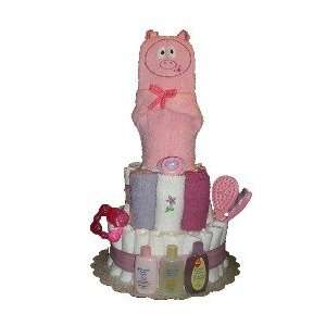  Pig Bath Diaper Cake 