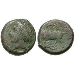  Syracuse, Sicily, Agathocles, 317   289 B.C.; Bronze AE 24 