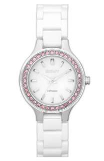 DKNY Ceramic Crystal Bezel Bracelet Watch  