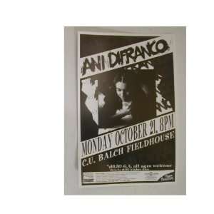 Ani Difranco handbill poster Di Franco