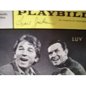 Jackson, Anne Playbill Signed Autograph Luv 1965