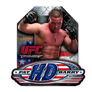  UFC Pat Barry 11 by 13 Wood Sign