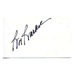 Bob Barker Autographed 3x5 Card