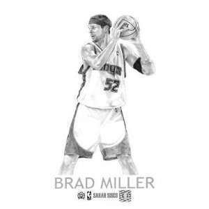 Brad Miller Sacramento Kings 5x7 Unframed Print
