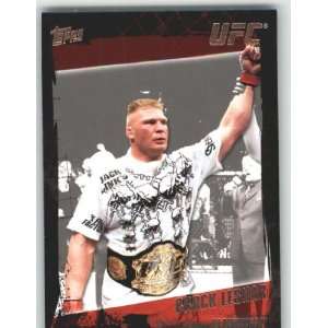  2010 Topps UFC Trading Card # 82 Brock Lesnar (Ultimate 