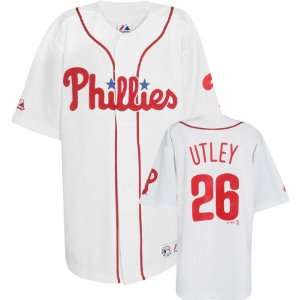 Chase Utley Philadelphia Phillies #26 White Youth Player Jersey