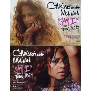 Christina Milian   So Amazin   Two Sided Poster   17 Inches By 11 