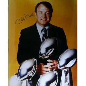 Chuck Noll Autographed Pittsburgh Steelers 16x20