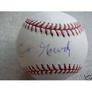  Curt Gowdy Autographed Baseball   Deceased Official Al W 