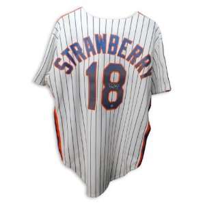 Darryl Strawberry New York Mets Autographed White Rawlings Jersey