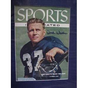 Doak Walker Autographed Signed October 3 1955 Sports Illustrated 