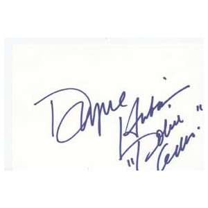 DWAYNE HICKMAN Signed Index Card In Person