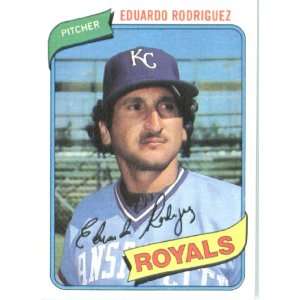  1980 Topps # 273 Eduardo Rodriguez Kansas City Royals 