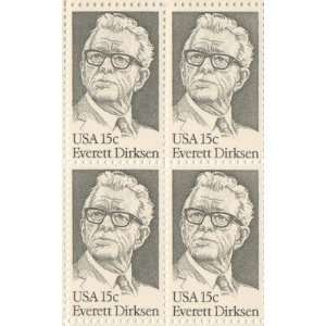 Everett Dirksen Set of 4 x 15 Cent US Postage Stamps NEW Scot 1874