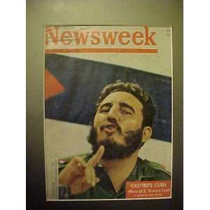 Fidel Castro October 22, 1962 Newsweek Magazine Professionally Matted 