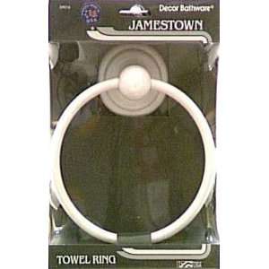  Franklin Brass D9016W Jamestown Towel Ring, White