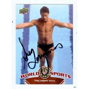  Greg Louganis Autographed/Hand Signed 2010 Upper Deck 