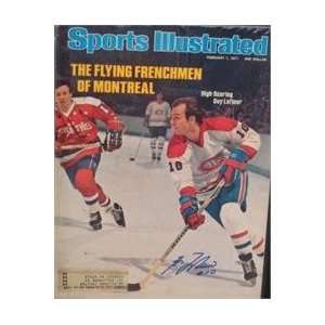 Guy Lafleur autographed Sports Illustrated Magazine (Montreal 