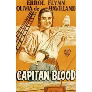   11x17 Errol Flynn Olivia de Havilland Basil Rathbone J. Carrol Naish