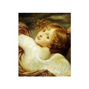  Cupid by Jean Baptiste Greuze. size 12.25 inches width by 