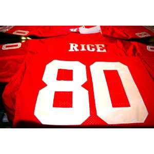 Jerry Rice San Francisco Forty Niners #80 Red Jersey 3XL