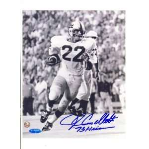  John Cappelletti Autographed/Hand Signed Penn State Black 