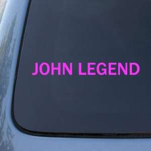 JOHN LEGEND   Vinyl Car Decal Sticker #A1618  Vinyl Color Pink