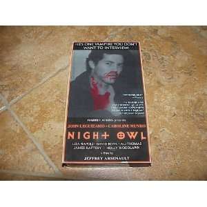  NIGHT OWL VHS VIDEO JOHN LEGUIZAMO 